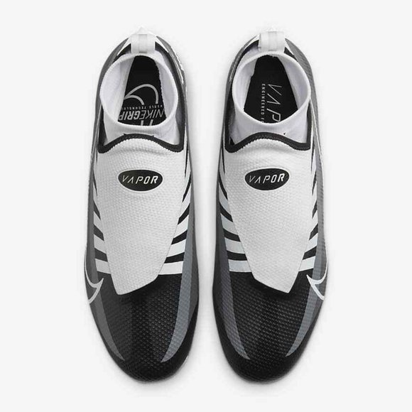 Nike Vapor Edge Pro 360  Football Cleats Mens Black/White DQ3670-001 - Picture 4 of 16